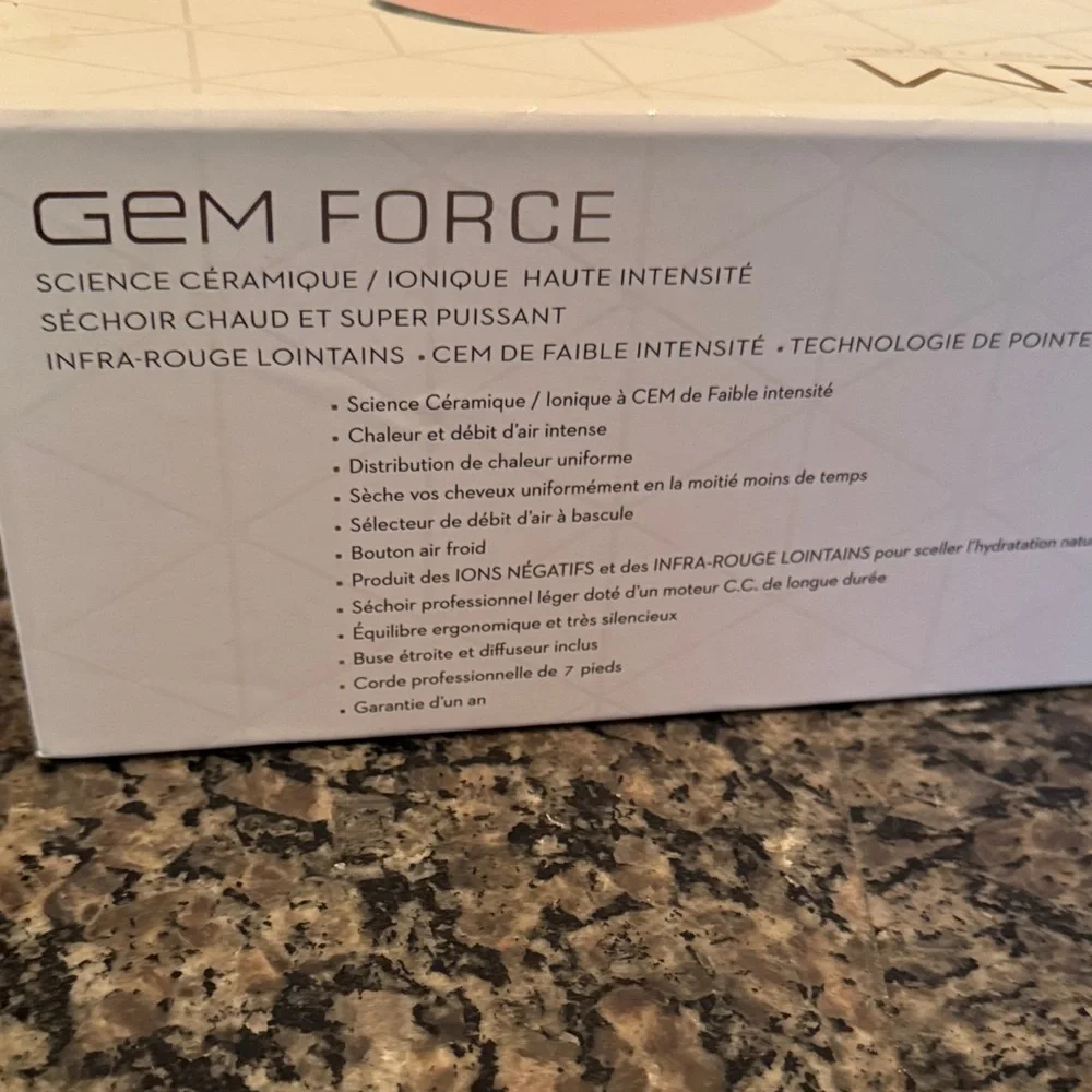 Magic GEM Force Pink Hair Dryer NWT pink